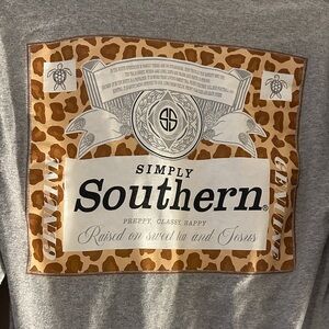 Simply Southern Gray Long Sleeve Tee